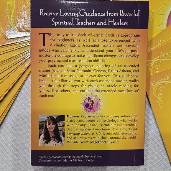 Ascended Masters Oracle Cards 44 Card Deck and Guidebook Doreen Virtue Deities - Picture 7 of 11